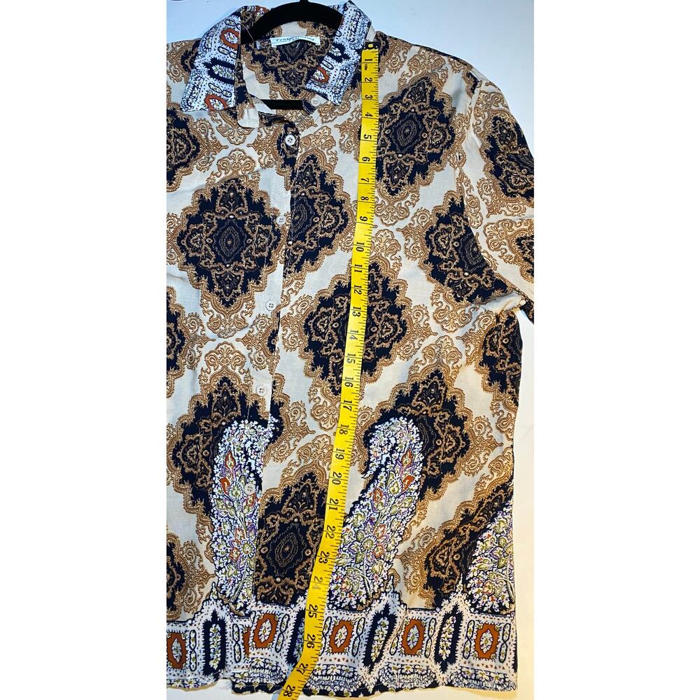 Fenix Trading - Intricate Patterned Collared Button-Up - XXL - Picture 9 of 11